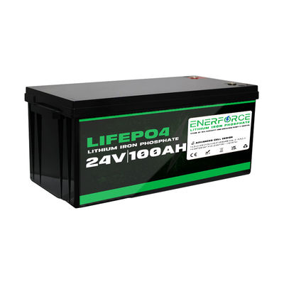Batería solar de iones de litio 24V LiFePO4 100ah 20.5kg para barco eléctrico