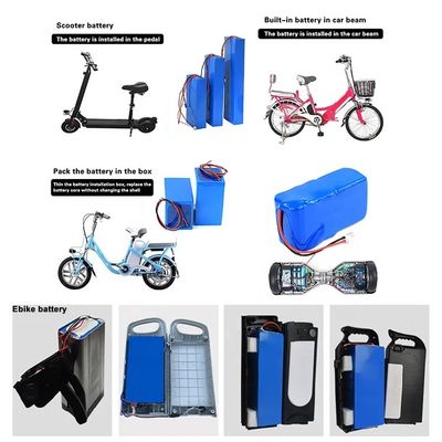 Baterías para bicicletas eléctricas OEM 24V 48V 60V 72V 18650