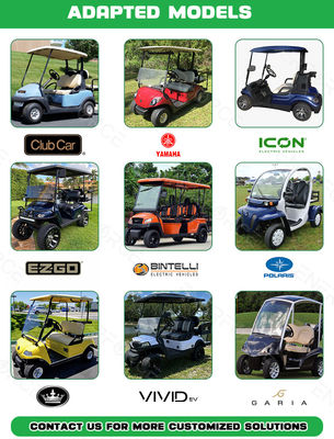 Batería de carrito de golf de 48V 100Ah Recargable Lifepo4 Baterías de iones de litio y fosfato
