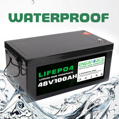 Batería de carrito de golf de 48V 100Ah Recargable Lifepo4 Baterías de iones de litio y fosfato