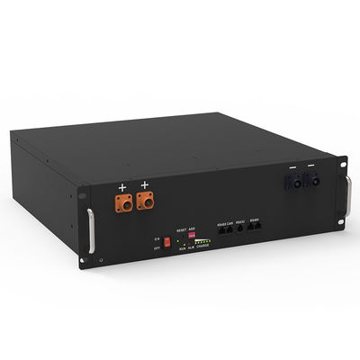 51.2V 5.12KWh 48 Volt Batería de iones de litio Pack Rack montado para el almacenamiento de energía