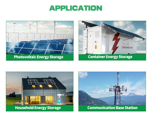 51.2V 5.12KWh Sistema de almacenamiento de energía residencial Batería de litio montada en el bastidor