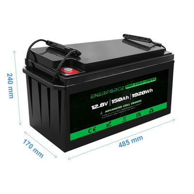 OEM 12V 150Ah LiFePO4 Batería para EPS Sistema de suministro de energía de emergencia