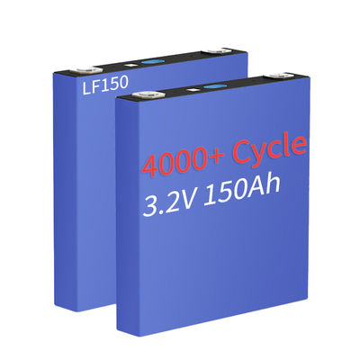 Fuerza de energía 3.2 V 150AH LiFePO4 Célula prismática 4000 Ciclo de grado A 2.83 kg Para barco