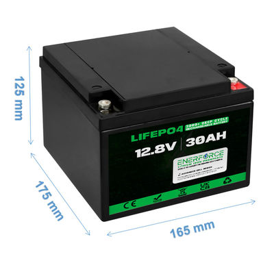 Batería LiFePO4 recargable de 12V 30Ah para herramientas eléctricas y dispositivos recreativos