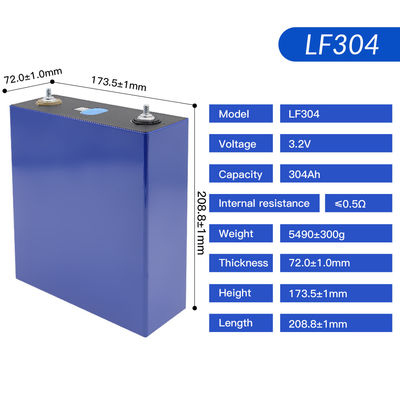 EVE Lifepo4 3.2V 304AH Batería de Litio Ferro Fosfato LFP 4000 Ciclo para la energía solar