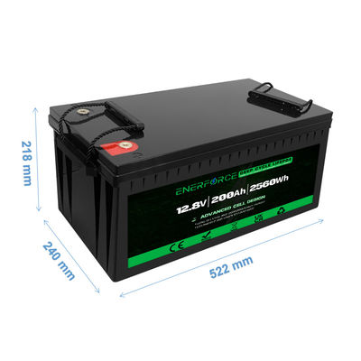 12V 200Ah LiFePO4 Batería para centros de datos Energía solar Vehículos eléctricos