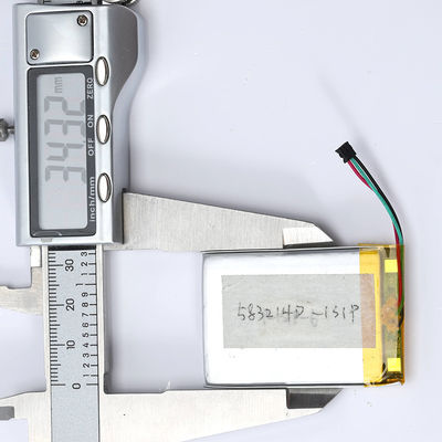 3.7V 230mAh Batería LiPo portátil móvil para electrónica de consumo