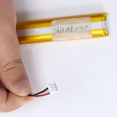 Batería recargable Lipo 3,7 V de polímero de litio 1050mAh para electrónica de consumo