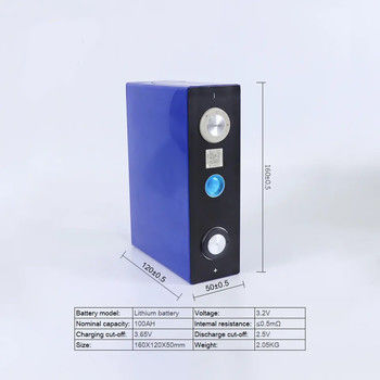 3.2V 100Ah LiFePO4 Célula prismática EVE Batería de almacenamiento de energía solar para el hogar
