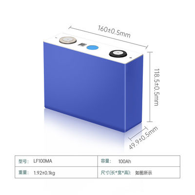 EVE LFP LiFePO4 Célula prismática 3.2 V 100Ah para almacenamiento de energía confiable