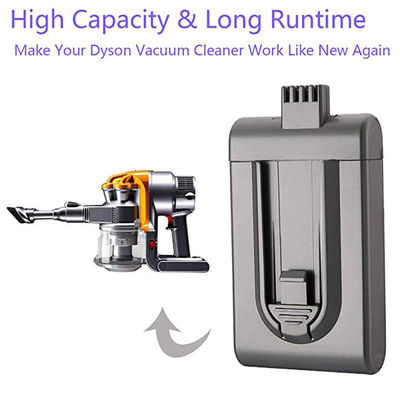 Herramienta eléctrica limpiadora de aspiradoras de iones de litio Batería 22.2V 2000mAh Para Dyson DC16