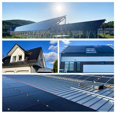 Panel solar bifacial fotovoltaico de 415W de alto rendimiento