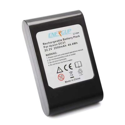 Batería de limpieza de vacío de iones de litio 22.2V 2000mAh Dyson DC31 Batería de reemplazo