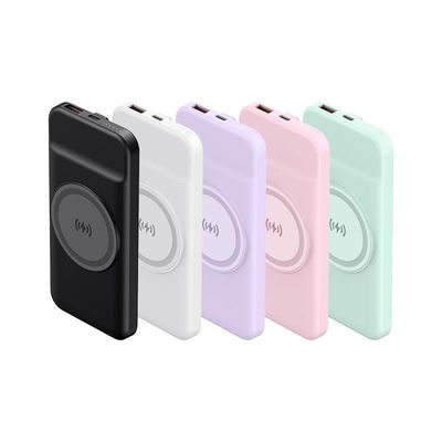 10000mAh Mini Portable Mobile Power Bank personalizado con cargador inalámbrico