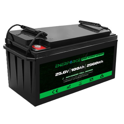 Enerforce LFP Lifepo4 Batería 24V 100Ah Empuje para Golf Cart Boat