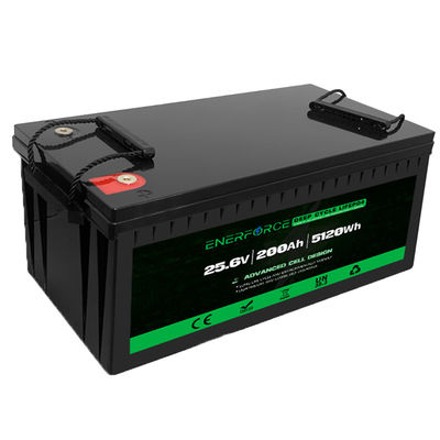 Lifepo4 24V 200Ah Batería de iones de litio de ciclo profundo Batería de iones de litio