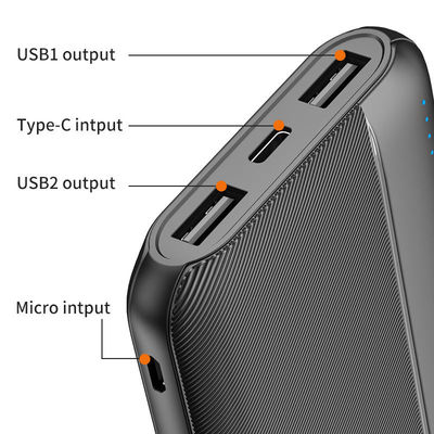 Banco de energía portátil ultra delgado 10000mah 20000mah Batería de Li Polymer
