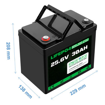30AH 24V Batería de Fósforo de Litio Para Scooter Ebike Go Kart Fun Cart