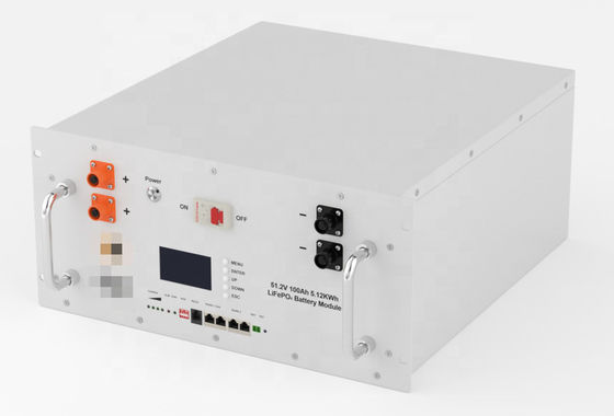 100Ah 48V LiFePO4 Batería 5120Wh 51.2 V Batería de iones de litio para sistemas de energía eléctrica