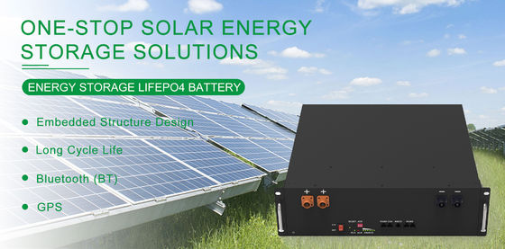 10kWh 51.2V 200Ah LiFePO4 Batería de litio para almacenamiento de energía solar en el hogar