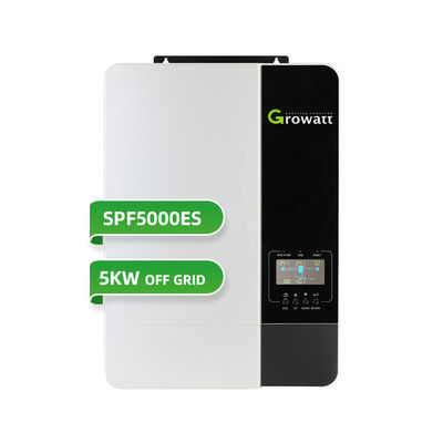 Growatt SPF3500ES SPF5000ES Inversor solar de 48 V fuera de la red para sistemas de paneles solares de 5kVA y 5kW