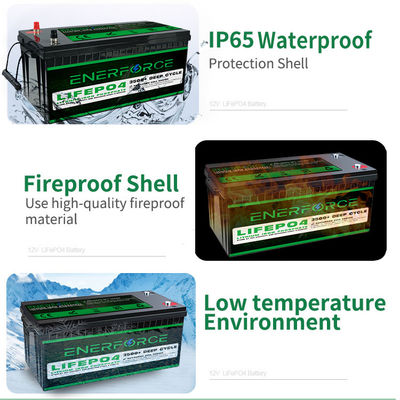 12.8V 100Ah LiFePO4 Batería Enerforce OEM Larga vida útil para sistemas solares y de respaldo